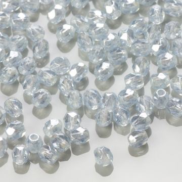 Fire Polish Luster Lt. Sapphire (L30010) 3mm