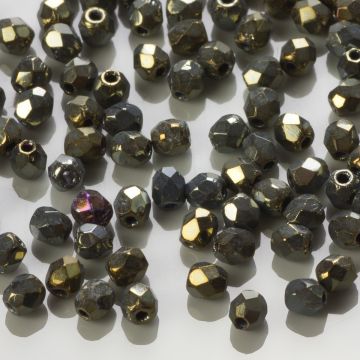 Fire Polish Iris Brown (21415JT) 3mm