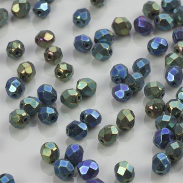 Fire Polish Iris Green (21455JT) 6mm