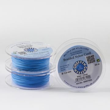 Griffin nylonowy sznurek do makramy blue 1mm