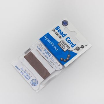 Nici Nylon Power z igłą brown 0,5mm