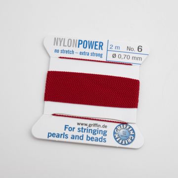 Nici Nylon Power z igłą garnet 0,7mm