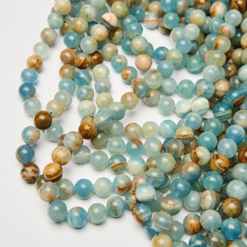 Kalcyt naturalny kulka gładka 11mm