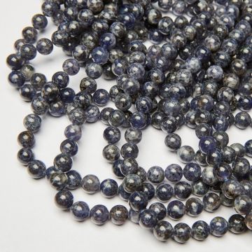 Iolit kulka gładka 10mm