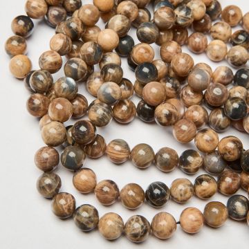 Czarny kamień księżycowy kulka gładka 12mm