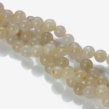 Kwarc górski z rutylem kulka 10mm