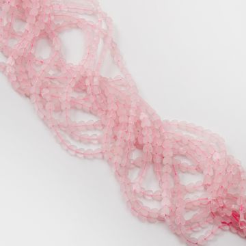 Kryształ górski różowy serce płaskie 6mm Kryształ górski różowy serce płaskie 6mm