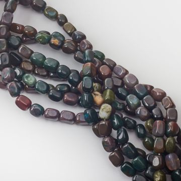 Agat indyjski bryłka prostokątna 12x8mm