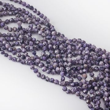 Jaspis fioletowy kulka ciosana 5-6mm