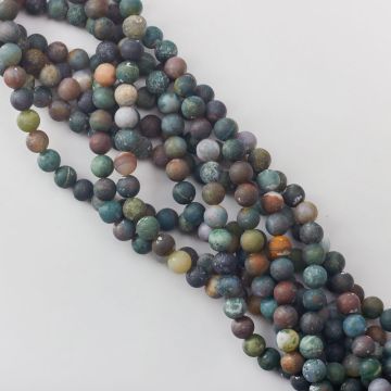 Agat indyjski kulka matowa 8,5mm