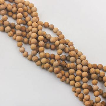 Jaspis drzewny kulka matowa 8,5mm