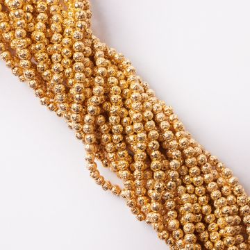 Lawa kulka platerowana złota 4,5mm