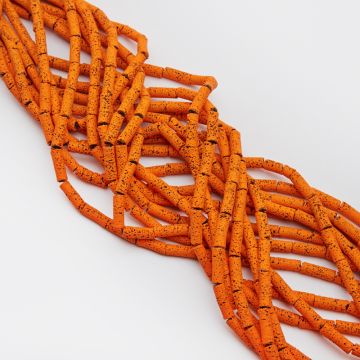 Lawa wulkaniczna lakierowana wałek pomarańczowy 4x13mm