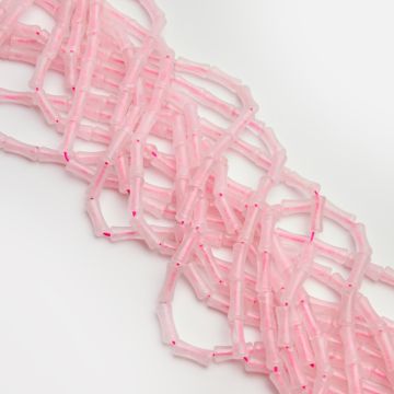 Kryształ górski różowy klepsydra 5x12,5mm