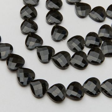 Onyks serce fasetowane 15mm produkt II gatunku