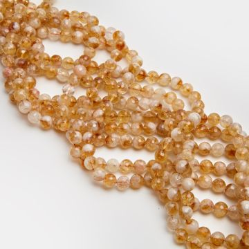 Cytryn kulka fasetowana 8,5mm Cytryn kulka fasetowana 8,5mm