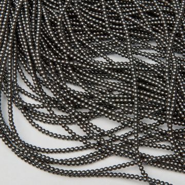 Hematyt platerowany kulka gładka natural 3mm