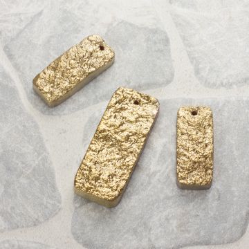 Kwarc prostokąty zestaw złoty Kwarc prostokąty zestaw złoty