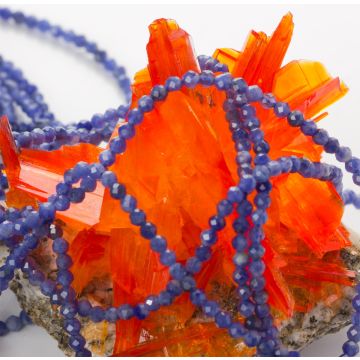 Sodalit kulka fasetowana 2mm