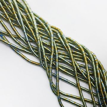 Hematyt krążek płaski emerald 4x2mm