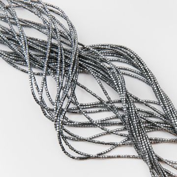 Hematyt walec kanciasty natural 2mm