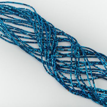 Hematyt kostka ścięta heliotrope 2mm