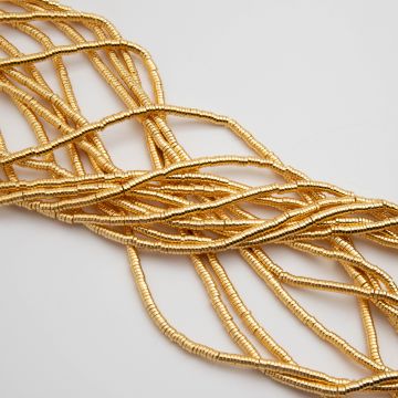 Hematyt krążek light gold 3x1mm