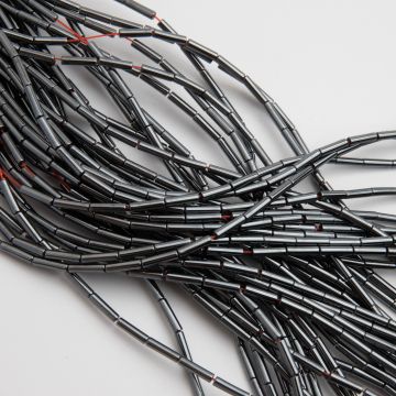 Hematyt słupek natural 8x2mm