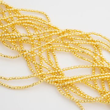 Hematyt kulka 8 cut gold 2,5mm