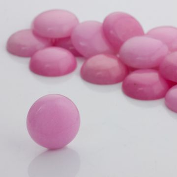 Jadeit kaboszon krążek guma balonowa 20mm