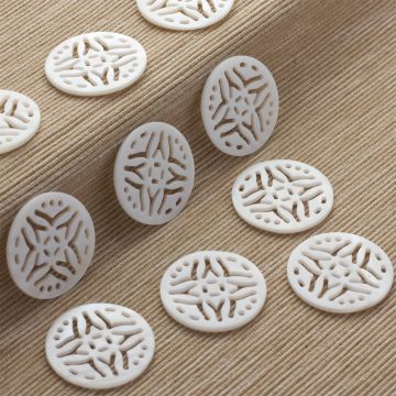 Masa perłowa krążek rzeźbiony  29mm