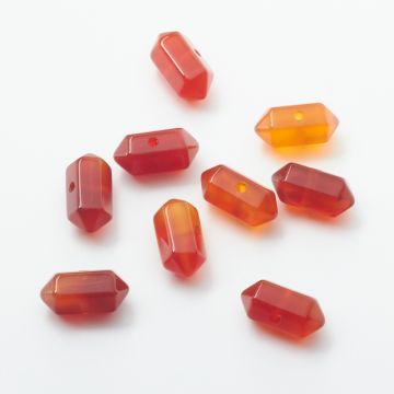 Karneol zawieszka grot  12,5-13mm