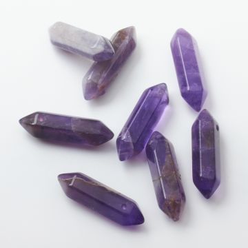 Ametyst zawieszka grot  30-31mm