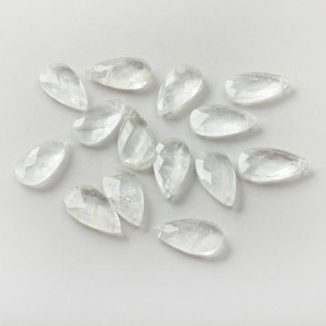 Kryształ górski zawieszka łezka fasetowana 25mm