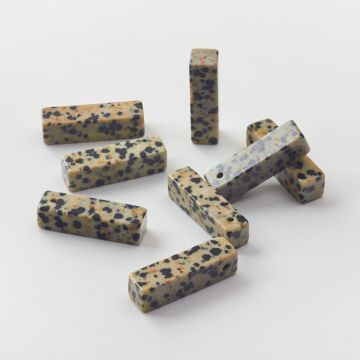 Jaspis dalmatyński zawieszka słupek 26x7mm