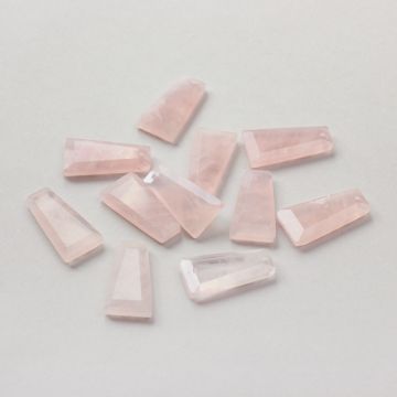 Kryształ górski zawieszka trapez fasetowany 24-26mm