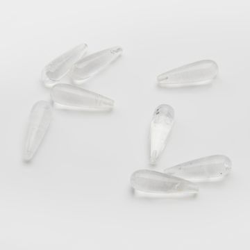 Kryształ górski kropla gładka zawieszka 23,5x7,5mm