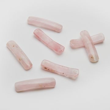 Kryształ górski różowy łącznik do bransoletki 36x9,5mm