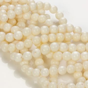 Koral bambusowy kulka mleczna 7-8mm Koral bambusowy kulka mleczna 7-8mm