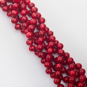 Koral czerwony kulka gładka A grade 10-15mm Koral czerwony kulka gładka A grade 10-15mm