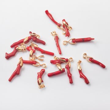 Koral czerwony gałązka z krawatką 20-40mm Koral czerwony gałązka z krawatką 20-40mm