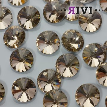 Kaboszon kryształowy coffee 16mm