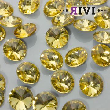 Kaboszon kryształowy jonquil 16mm