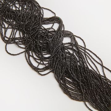 Kryształki kulki fasetowane jet 2mm