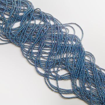 Kryształki kulki gładkie blue ocean AB 2,5mm