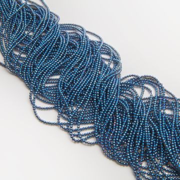 Kryształki kulki gładkie navy AB 2,5mm