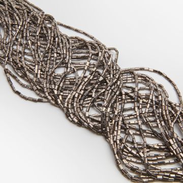 Kryształki słupki fasetowane hematite 2,5x4,5mm