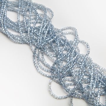 Kryształki walce fasetowane shady AB 3,5x4mm