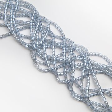 Kryształki walce fasetowane blue shade AB 5x5,5mm