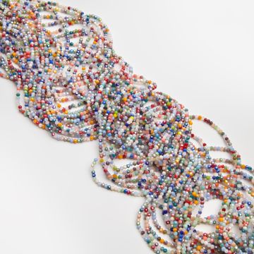 Kryształki kulki fasetowane multicolor 3mm
